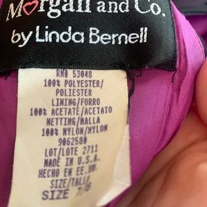 Morgan and co Purple dress